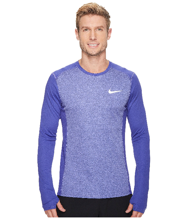 nike running dry miler long sleeve top