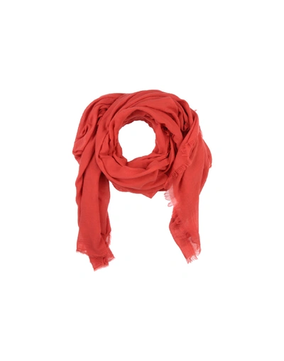 Shop Rick Owens Scarves In Red