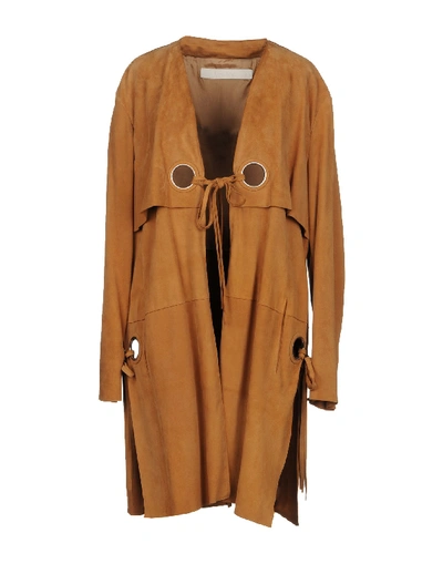 Shop Drome Full-length Jacket In Brown