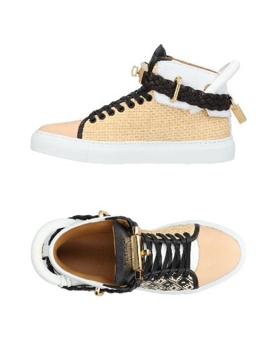 Shop Buscemi Sneakers In Sand