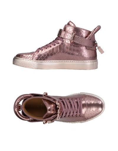 Shop Buscemi Sneakers In Pastel Pink