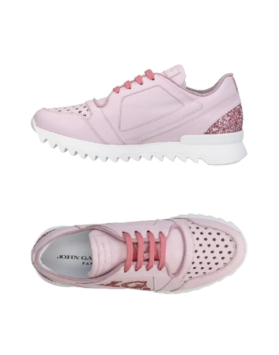 Shop John Galliano Sneakers In Pink