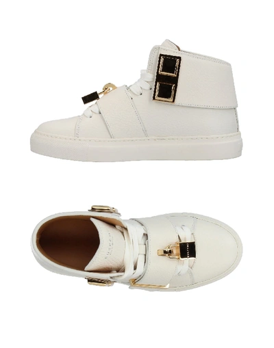 Shop Buscemi Sneakers In Ivory