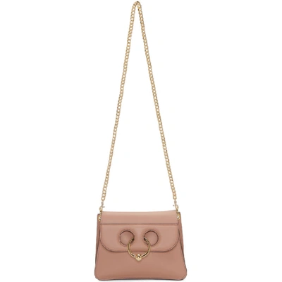 Shop Jw Anderson Pink Mini Pierce Bag In Dusty Pink