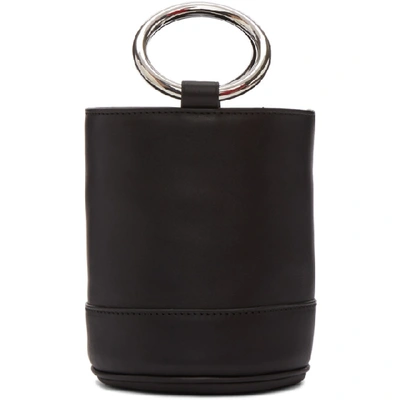 Shop Simon Miller Black Bonsai 15 Bucket Bag In 90303 Black