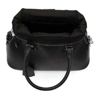 Shop Maison Margiela Black Leather Eco Sustainable Bag