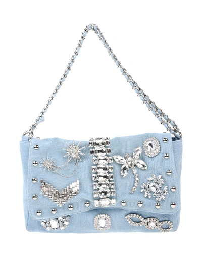 Shop Mia Bag Handbag In Blue