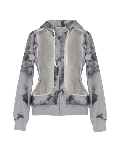 Shop Comme Des Garçons Hooded Sweatshirt In Grey
