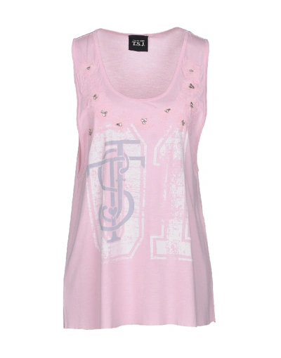 Shop Twinset T-shirt In Pink