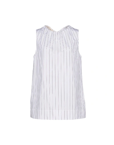 Shop Marni Top In White