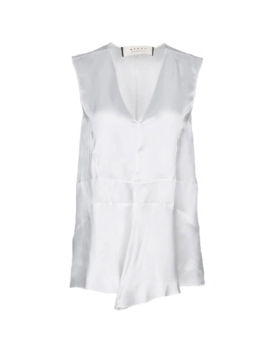 Shop Marni Top In White