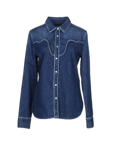 Shop Stella Mccartney Denim Shirt In Blue