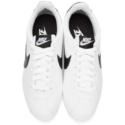 Shop Nike White Classic Cortez Sneakers