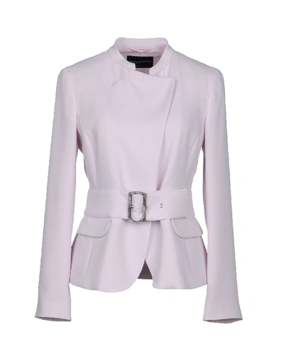 Shop Emporio Armani Blazer In Light Pink