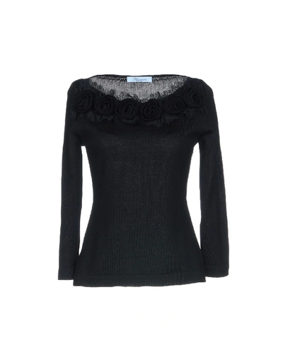 Shop Blumarine Sweater In Black
