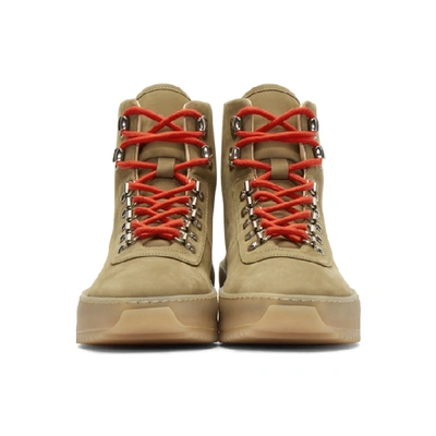 FEAR OF GOD BEIGE HIKING BOOTS