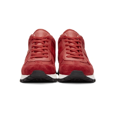 Shop Maison Margiela Red Runner Sneakers In 313 Red