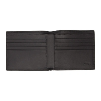 Shop Fendi Black & Grey 'bag Bugs' Wallet