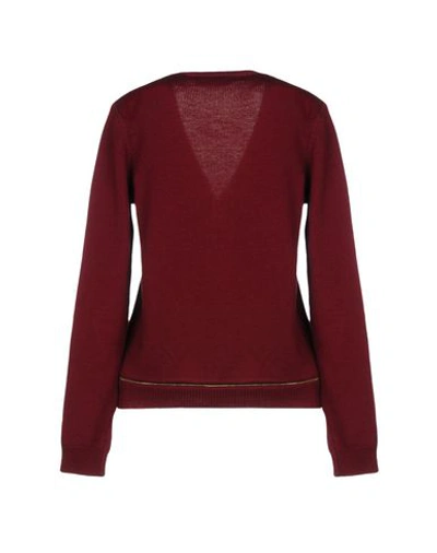 Shop Dsquared2 Cardigan In Maroon