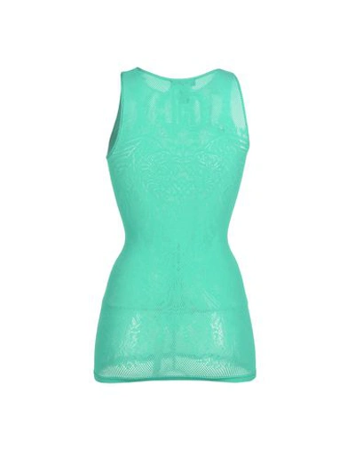 Shop Roberto Cavalli Gym Tops In Green