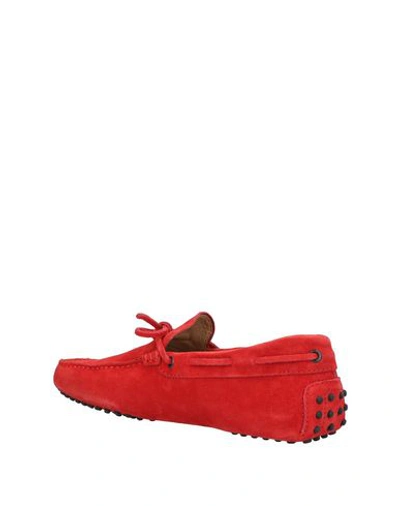 Tod's Loafers In Red