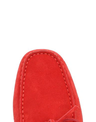 Tod's Loafers In Red