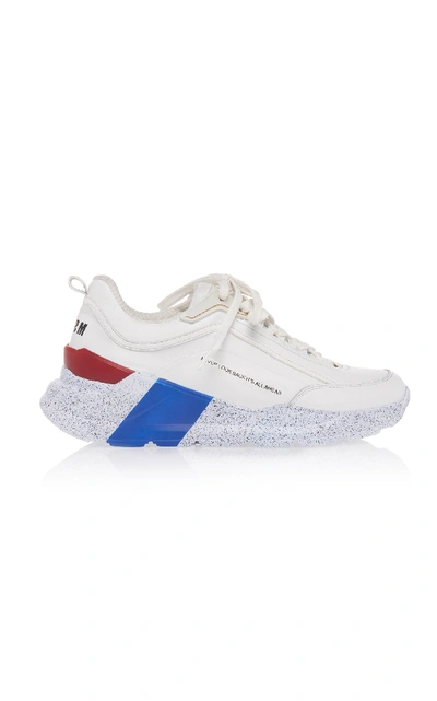 Shop Msgm Hiking Trainer In White