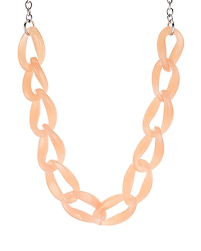 Shop Aqua Lucite Chain Necklace, 21 - 100% Exclusive In Pink