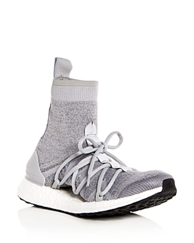 Shop Adidas By Stella Mccartney Women's Ultraboost X Knit High Top Sneakers In Stone