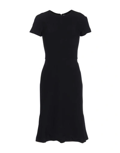Shop Alexander Mcqueen Knee-length Dress In Black