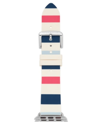Shop Kate Spade New York Multicolored Striped Silicone Apple Watch Strap