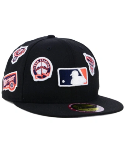 Shop New Era Detroit Tigers Ultimate Patch Collection All Patches 59fifty Cap In Black
