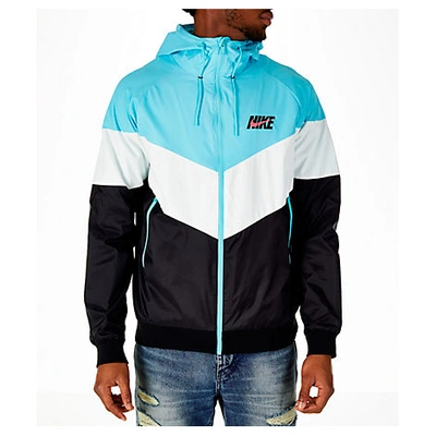 Shop Nike Men's Sportswear Hd Gx Windrunner Jacket, Blue