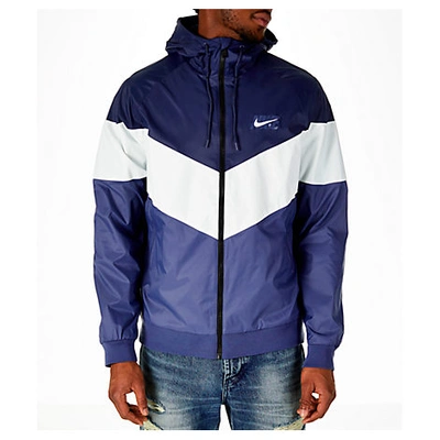 Shop Nike Men's Sportswear Hd Gx Windrunner Jacket, Blue