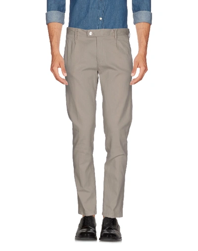 Shop Paolo Pecora Pants In Grey