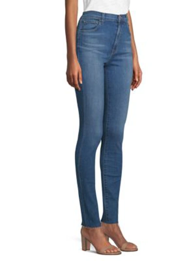 Shop J Brand Carolina Super High-rise Long Skinny Jeans In Lovesick