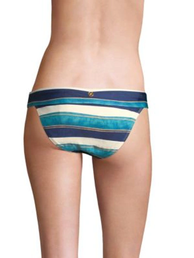 Shop Vix By Paula Hermanny San Andres Bia Striped Bikini Bottom In Multi