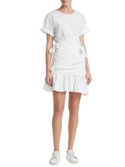 Shop A.l.c Cassian Shirt Dress In White