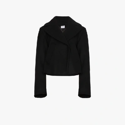 Shop Vetements Cropped Jacket In Black