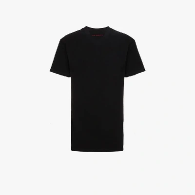 Shop Y/project Y / Project Double Collar Logo T Shirt In Black