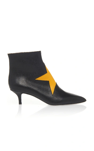 Shop Msgm Ankle Boot In Black