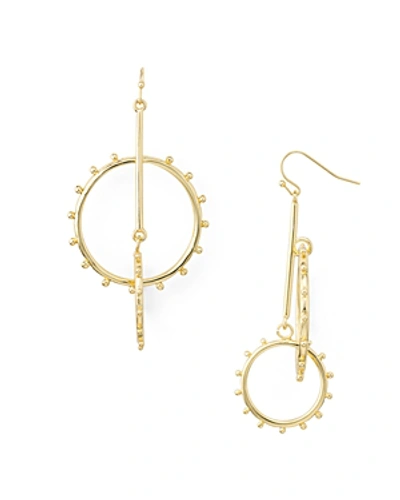 Shop Aqua Interlinked Drop Earrings - 100% Exclusive In Gold