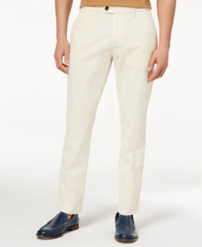 Shop Tommy Hilfiger Men's Darren Classic-fit Stretch Corduroy Pants, Created For Macy's In White
