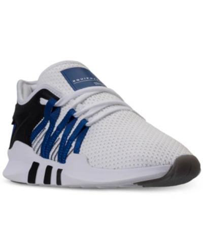 Shop Adidas Originals Adidas Women's Eqt Racing Adv Casual Sneakers From Finish Line In White/ Collegiate Royal/c