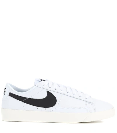 Shop Nike Blazer Low Le Leather Sneakers In Female