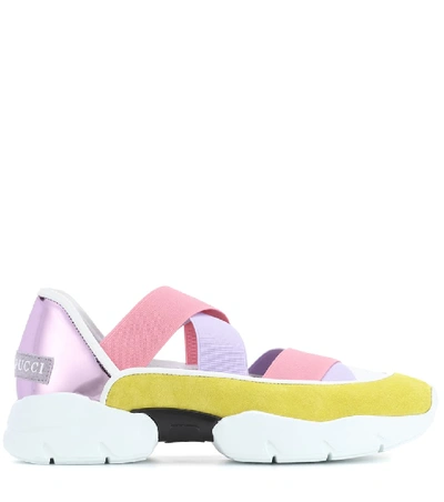 Shop Emilio Pucci Slip-on Sneakers In Multicoloured