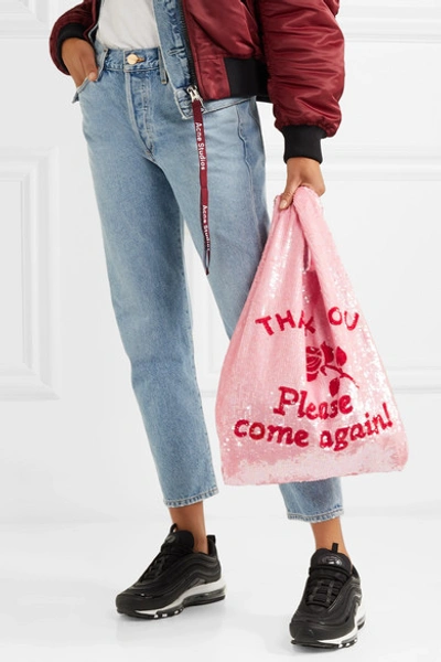 Shop Ashish Sequined Cotton Tote