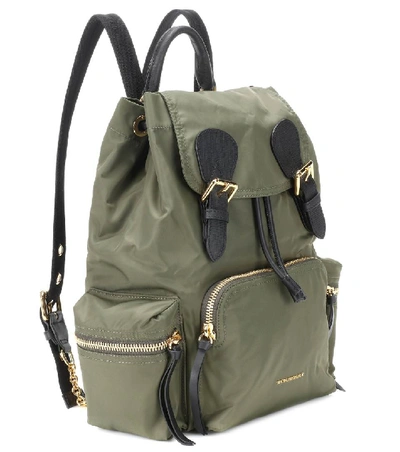 Shop Burberry The Rucksack Medium Backpack In Green