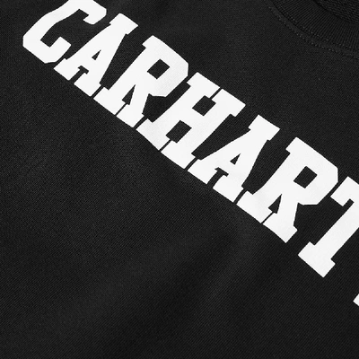 Shop Carhartt College Sweat In Black