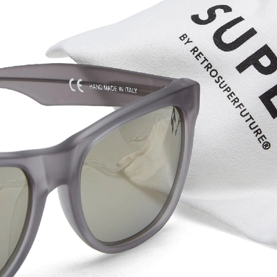 Shop Super By Retrofuture Classic Sunglasses In Grey